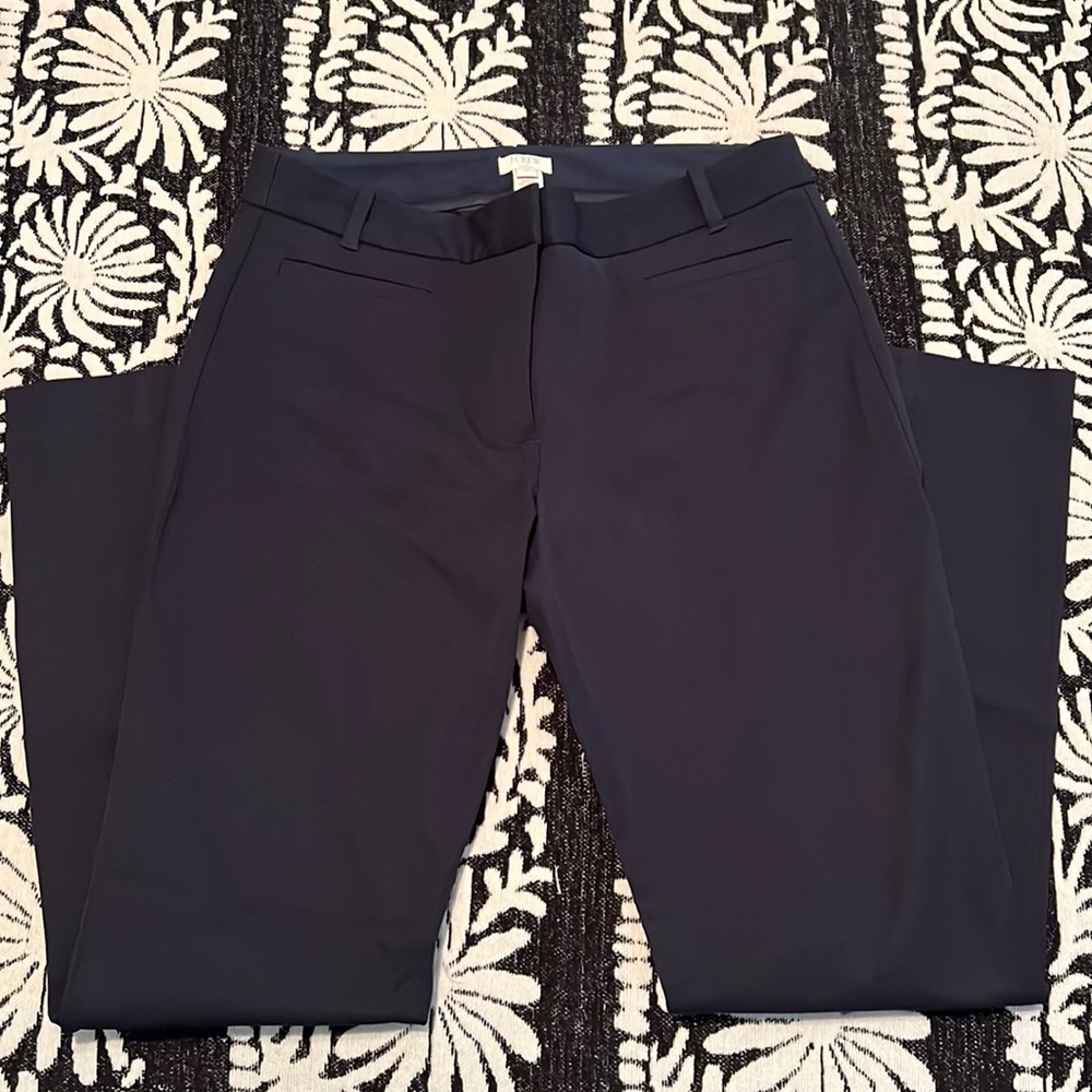 J Crew navy pants. Size 6R.